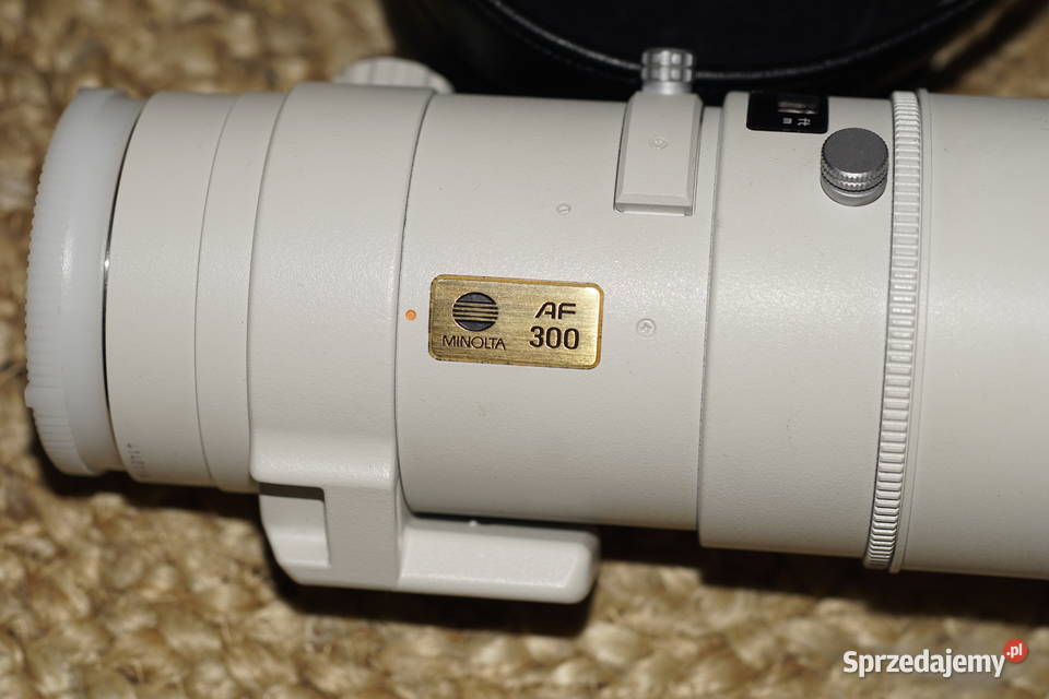 Obiektyw Minolta AF Apo Tele 300mm f4 śląskie Bielsko-Biała