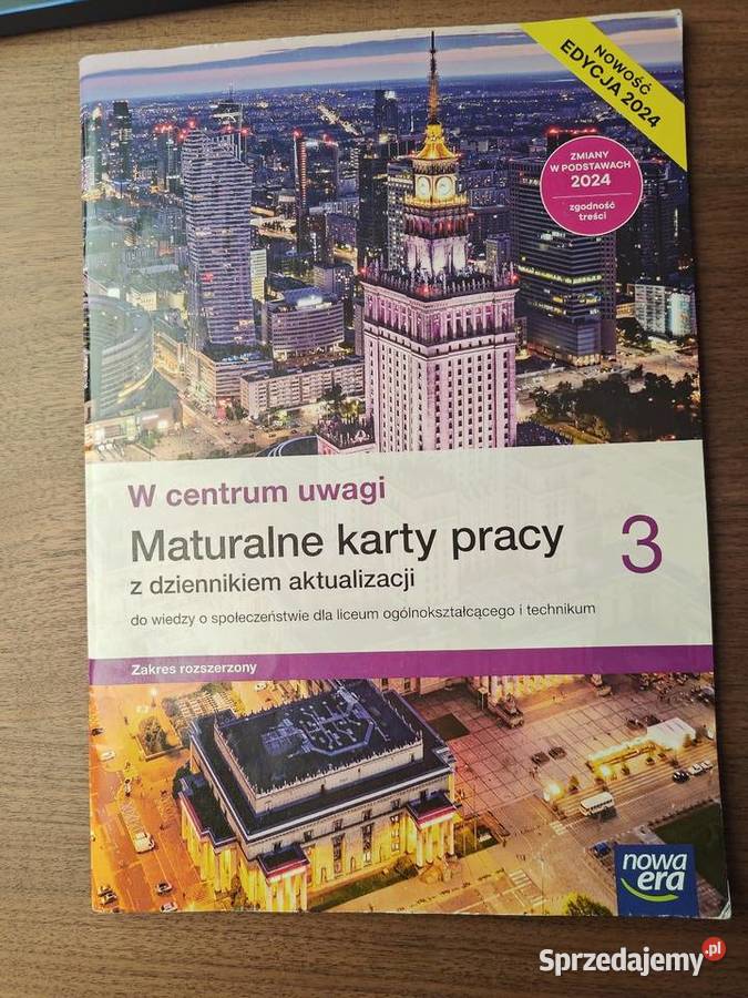 Maturalne karty pracy W centrum 3 WOS Sławków sprzedam