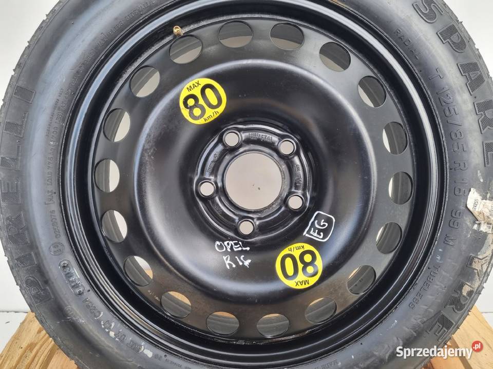 KOŁO ZAPASOWE DOJAZDOWE 12585 R16 Opel Vectra C Chełm