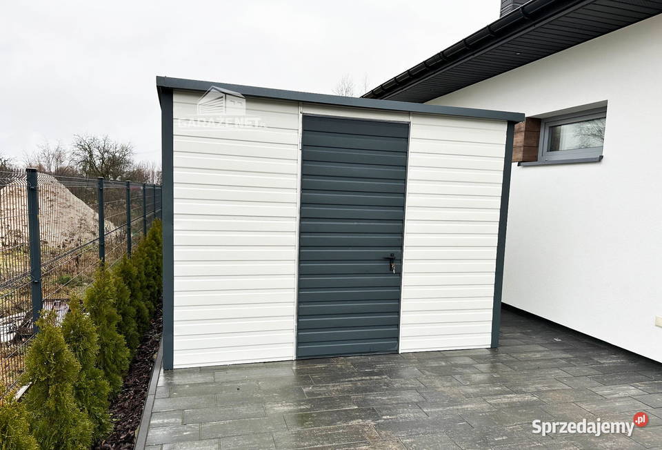 DOMEK OGRODOWY SCHOWEK GARAŻ 4m x 3 OKNO DRZWI Domki narzędziowe Łapanów