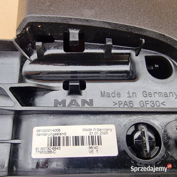 MAN TGX TG3 LUSTERKO LUSTRO RAMPOWE MANUALNE ciężarowe Bieleń