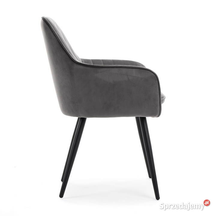 Ciemnoszare Krzesło Emilia Wysyłka 24H Dostawa 0 Tarchały Małe