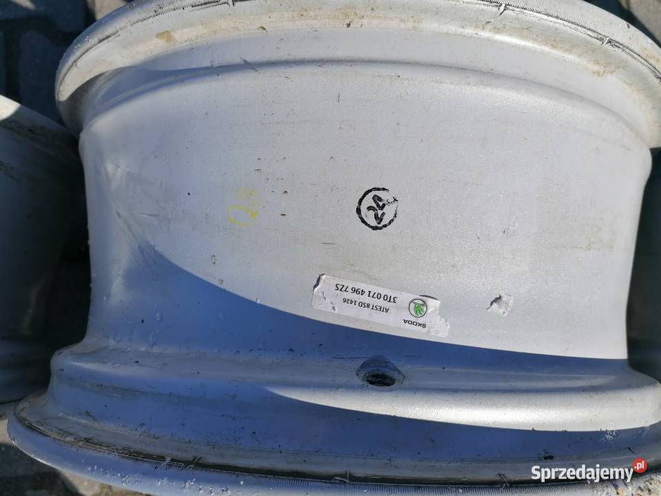 Oryginalne felgi Skoda 16 aluminiowe śląskie Sosnowiec