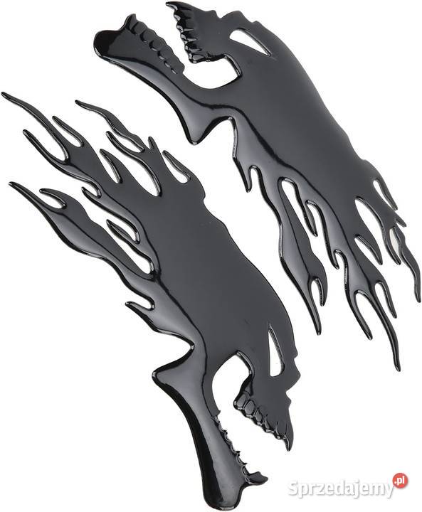 Naklejki czacha na motocykl motor quad rower