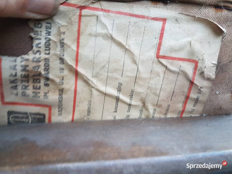 Fotel z prl Meble Kluczbork