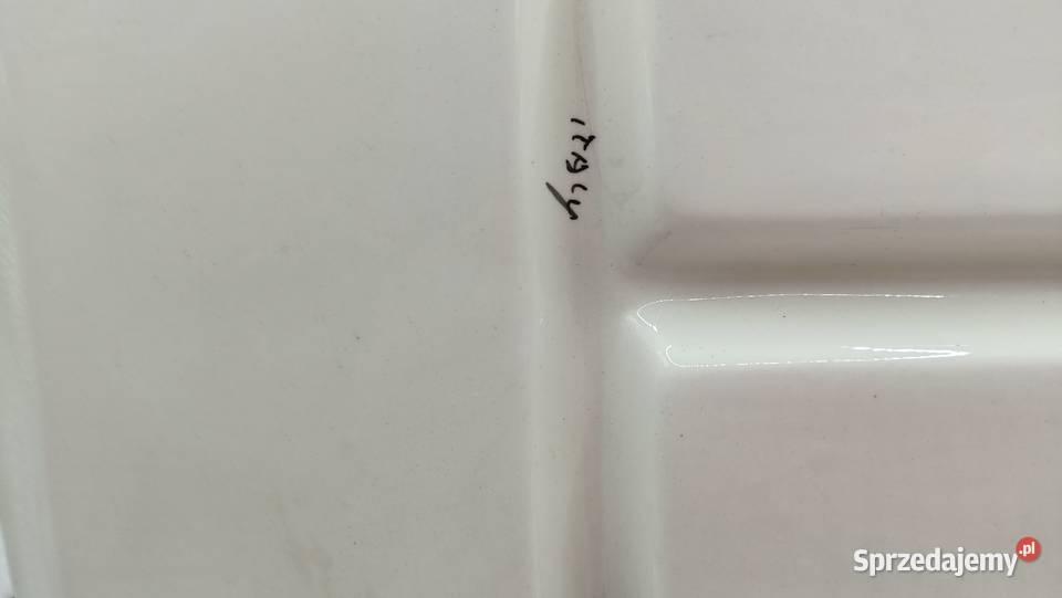 Talerz dzielony kabaret na przystawki orzeszki Porcelana i szkło Zamość