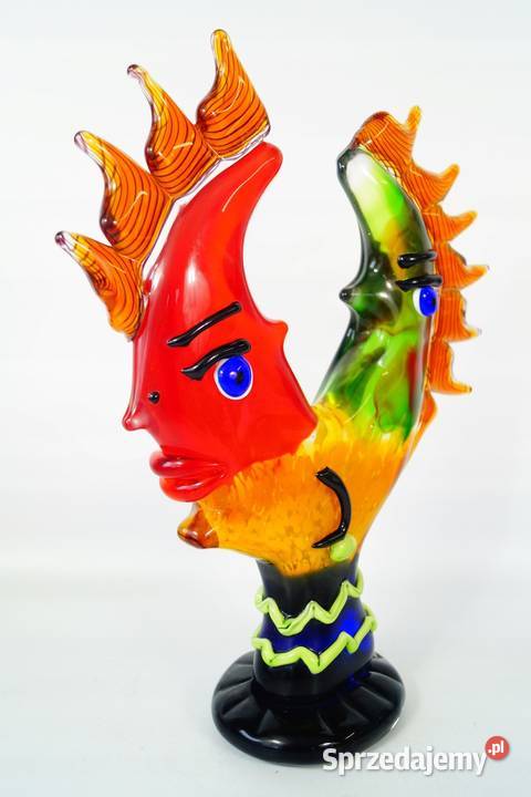 Murano style figura szklana księżyc księżyce Gizałki