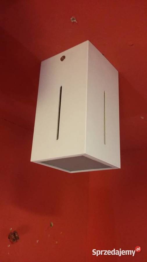 Lampa sufitowa TUBA E27 do przedpokoju BIAŁA biały