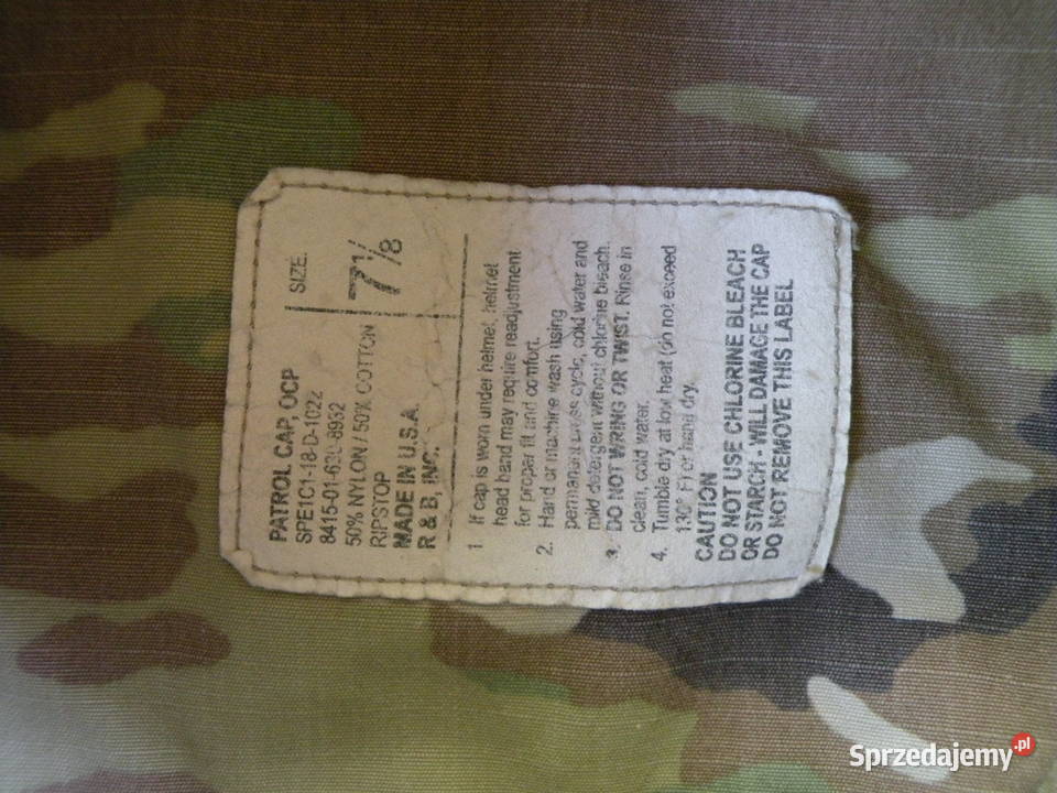Czapka patrol cap multicam ocp 7 18 Wrocław