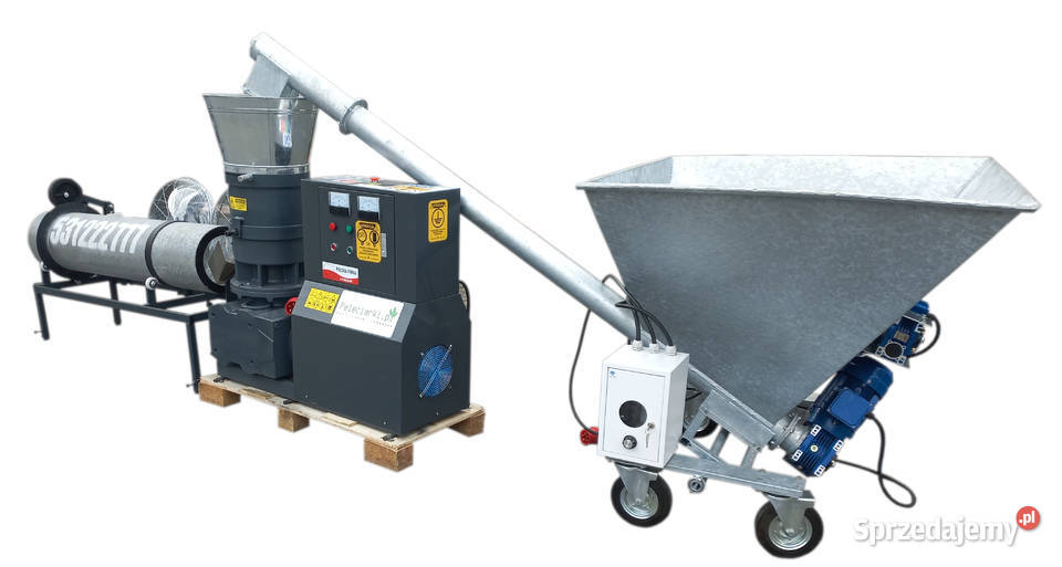 Linia do Produkcji Pelletu ze Słomy 22 kW do 350 nieuszkodzony śląskie