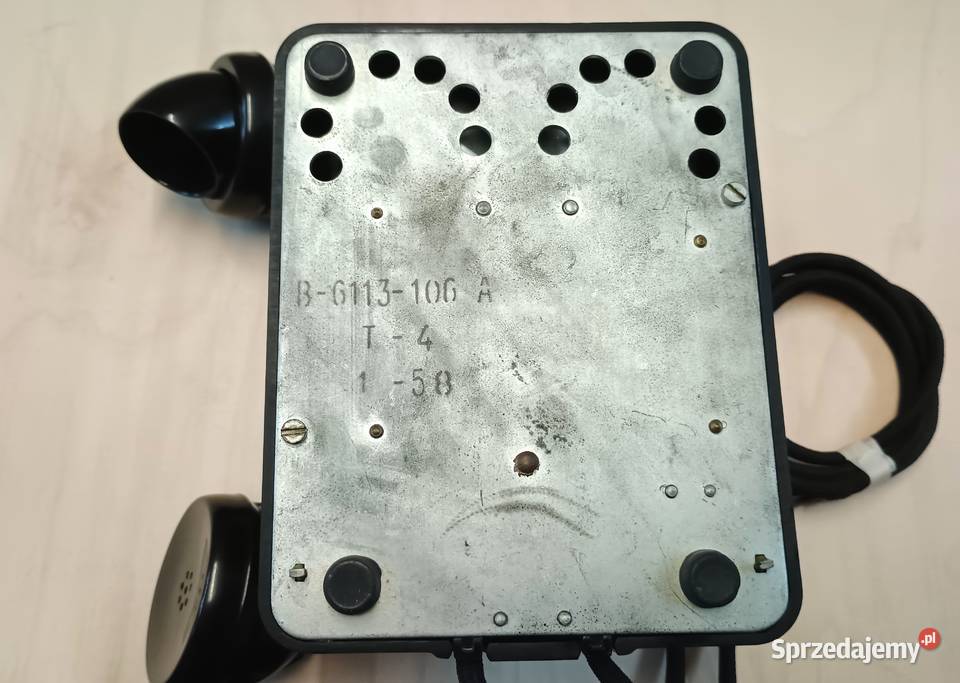 PRL Telefon T4 bakelit 1958r Piękny ekspozycyjny Częstochowa