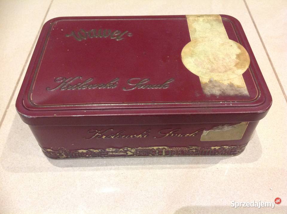 Puszka Blaszana Czekoladkach WAWEL Królewski lubuskie Nowa Sól