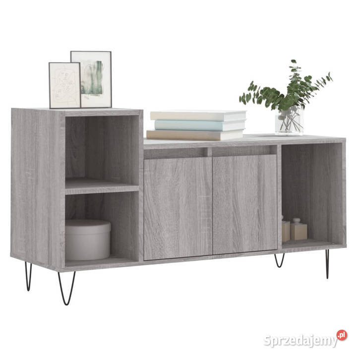 Szafka pod telewizor szary dąb sonoma 100x35x55 mazowieckie Warszawa