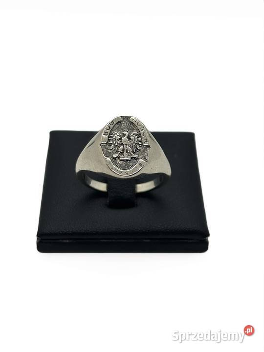 Srebrny sygnet męski pr 925 954g Rozmiar 25 srebro Biżuteria Elbląg