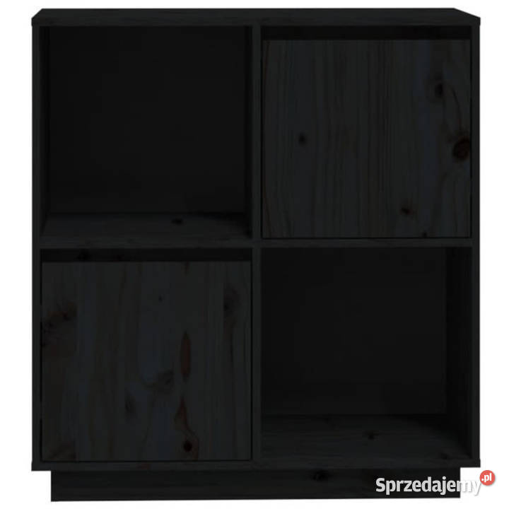 Szafka czarna 74x35x80 lite drewno sosnowe Pozostałe mazowieckie Warszawa