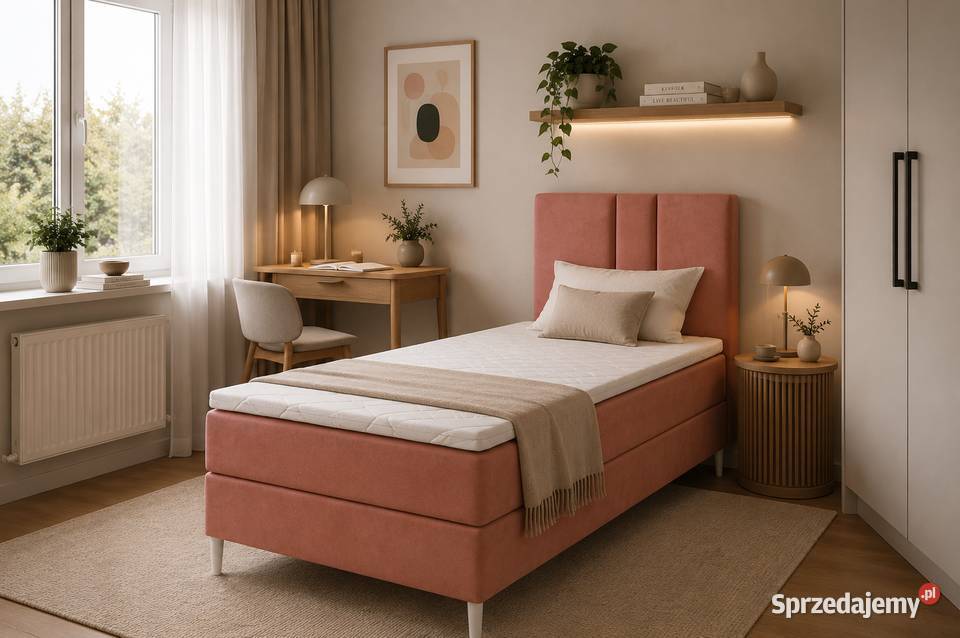 Łóżko kontynentalne do hotelu apartamentu Wejherowo