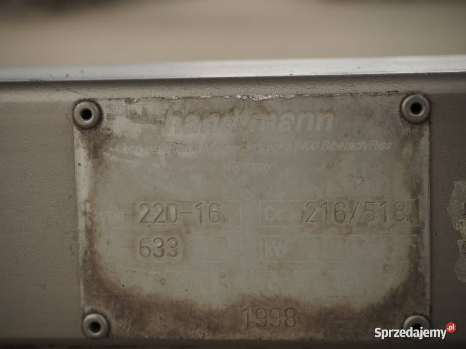 Łącznik Mobilny Handtmann z Odwieszarką 79 Krotoszyn