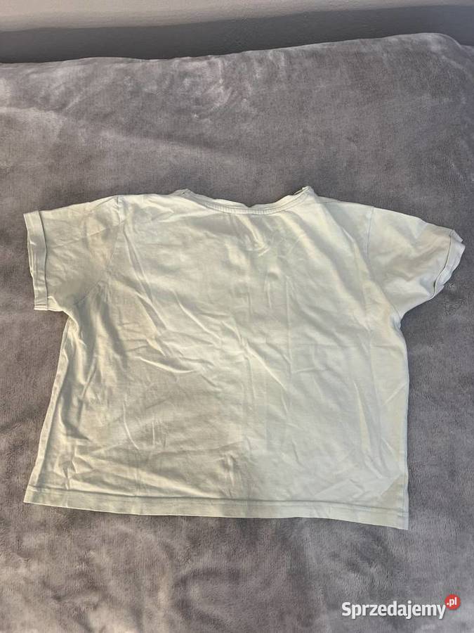 Bluzka koszulka crop top miętowa Rozmiar 34(XS) Jasło