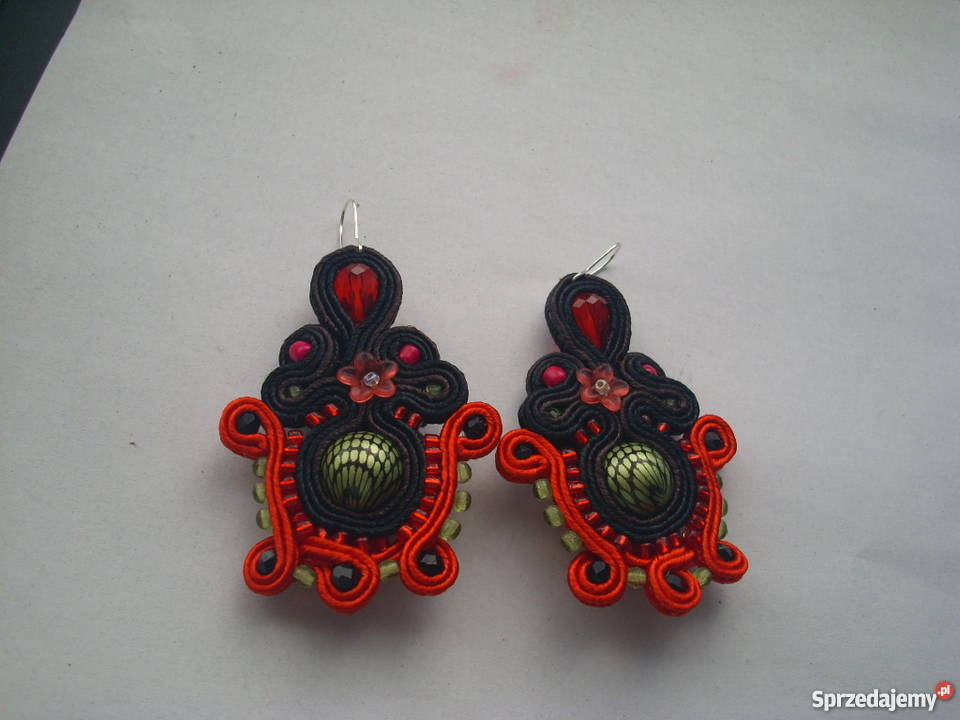 Kolczyki sutasz kwiatek Częstochowa sprzedam