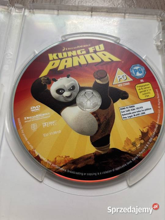 Disney Kopciuszek Kung Fu Panda bajki DVD animowany Filmy mazowieckie Warszawa