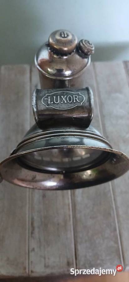 Stara lampa rowerowa z lat XX w Kraków