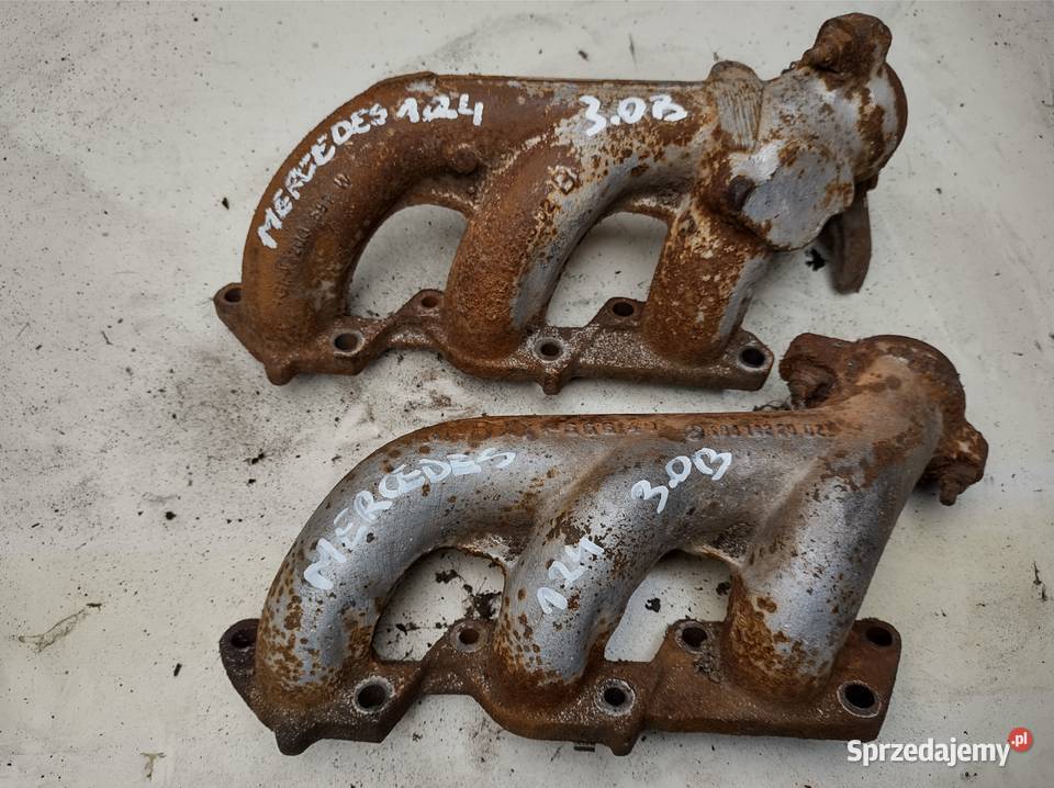 MERCEDES 124 W126 30 M103 kolektor wydechowy 2