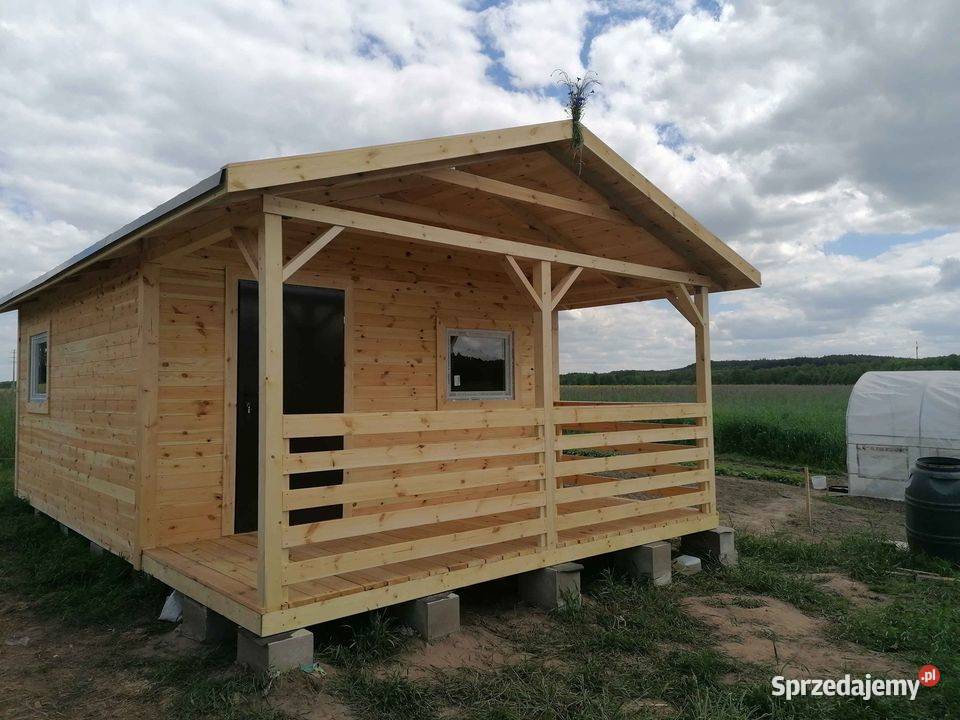 Dom Domek letniskowy szkieletowy 35 m2 ŚWIERK Rybno sprzedam