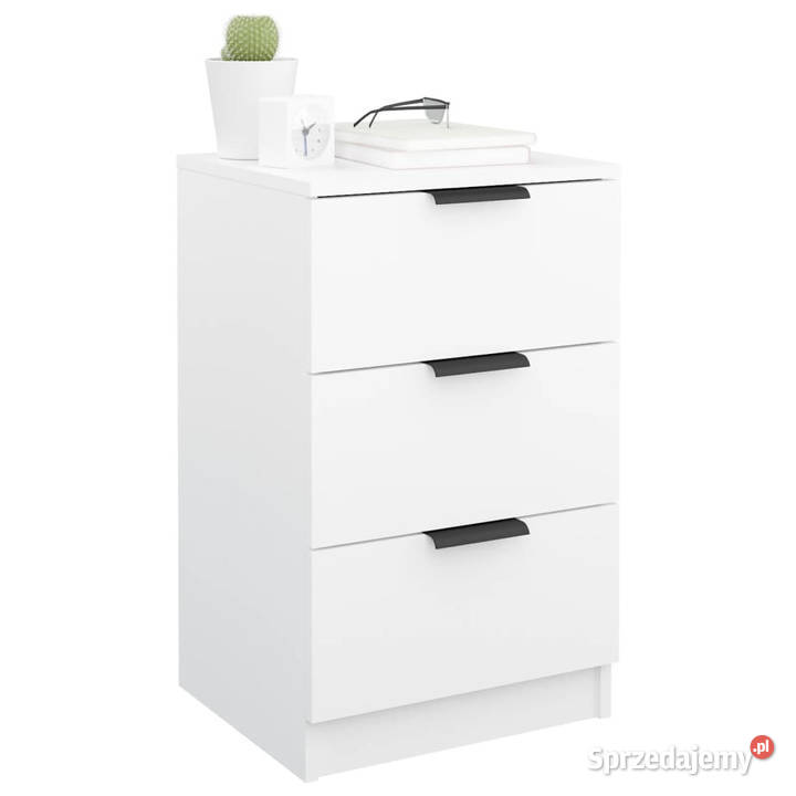 Szafki nocne 2 białe 40x36x65 WM811269 mazowieckie Warszawa sprzedam