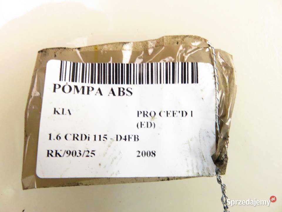 POMPA ABS KIA PRO CEED I ED Układ ABS i ESP