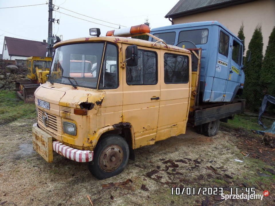 mercedes 508 wywrotka dubel kabina zabytek Siemiatycze