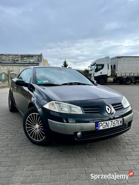 renault megane 20 benzyna cabrio OSOBY PRYWATNEJ Rok produkcji 2004 Jankowo Dolne