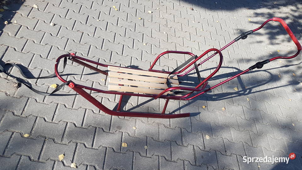 SANKI profesjonalne dziecięce z oparciem pasami