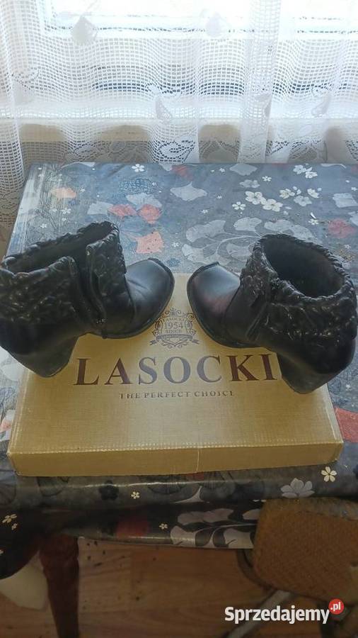 Botki skorzane Trzewiki i półbuty