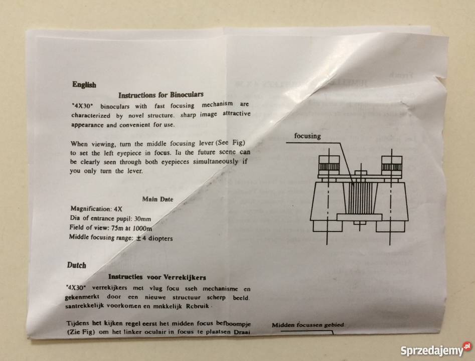 Zestaw Młodego Odkrywcy lornetka kompas latarka Poznań