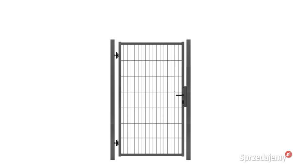 Furtka uniwersalna panelowa 2D 100x150 RAL 7016 Wrocław
