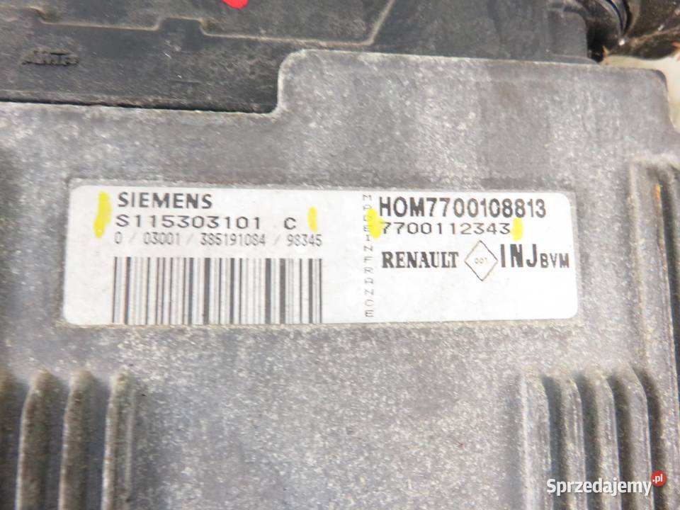 STEROWNIK RENAULT KANGOO I 14 S115303101C