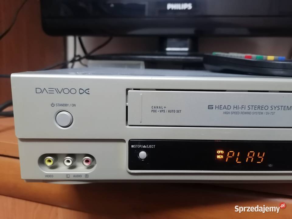 Magnetowid VHS Daewoo SV737 HIFI stereo pilot