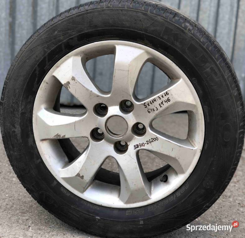 1 x Felga aluminiowa Kia OE 65 x 16 5x1143 ET46 Skołoszów