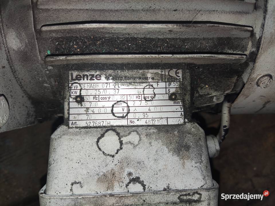 Motoreduktor Lenze 025 kW 037 kW prosty kryza Produkcja Libusza sprzedam