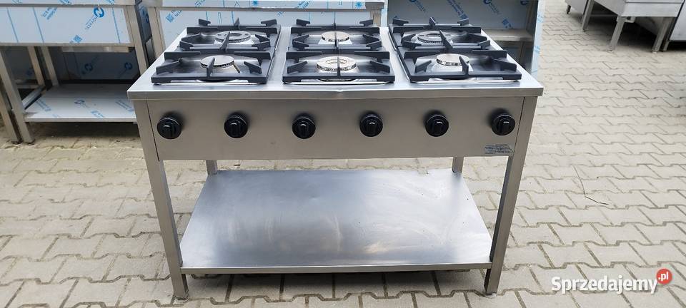 Kuchnia gazowa 6 palnikowa