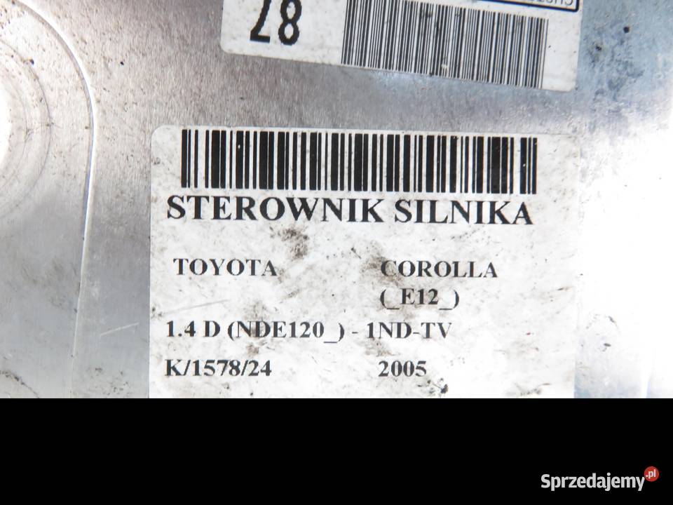STEROWNIK TOYOTA COROLLA E12 14 D4D 8966102A90 sprzedam
