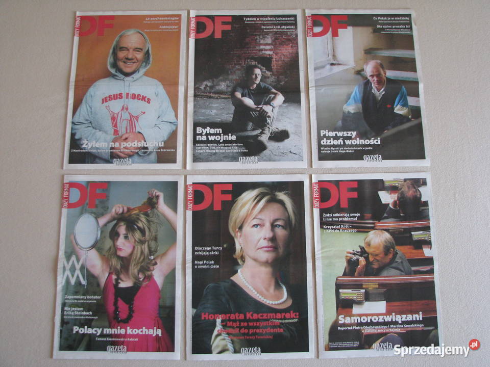 DF Duży Format tygodnik Gazety Wyborczej z roku miękka Brzegi