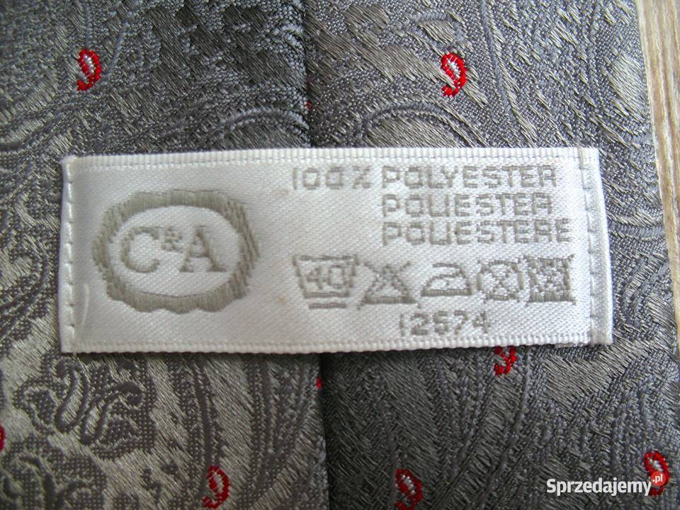 Krawat męski elegancki motyw paisley Siedlce sprzedam