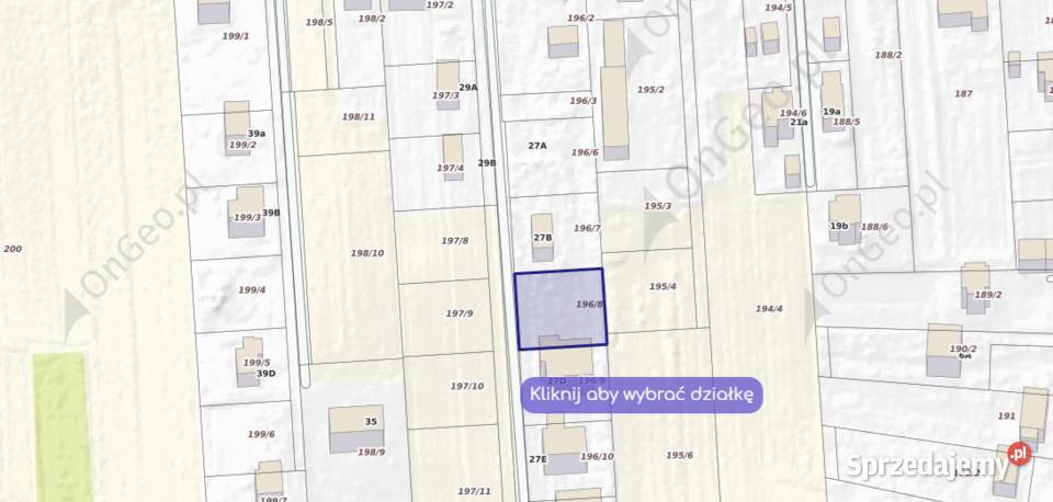 Działka budowlana 1000m2 MEDIA Łozina Sprzedaż