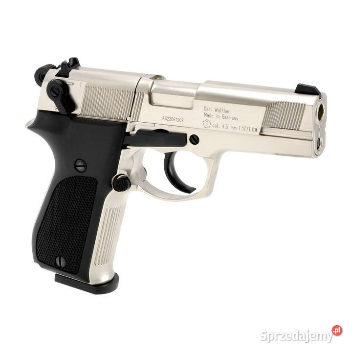 Pistolet wiatrówka Walther CP88 nikiel 45 mm