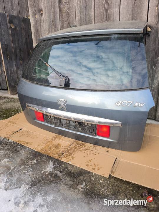 Części maska drzwi tył Peugeot 407 SW EZWD 2006r Rok produkcji 2006 Jędrzejów