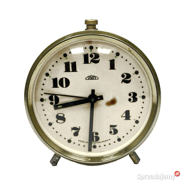Sprawny Budzik PRIM Vintage Czechosłowacja lata Warszawa