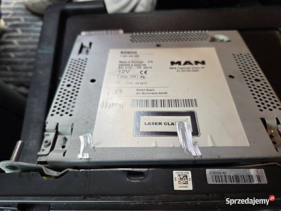 Panel nawigacji radio Man tgx