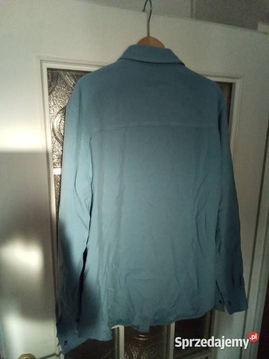 Koszula niebieska damska Vintage długi Warszawa