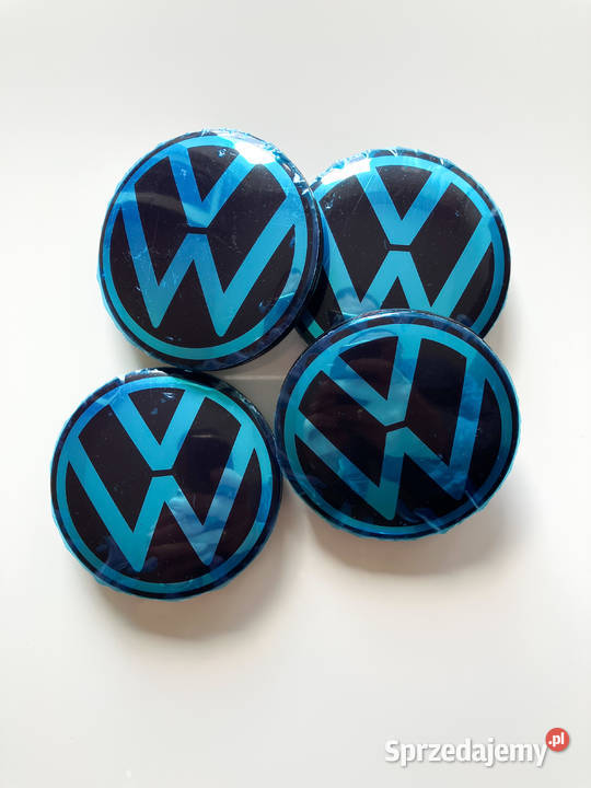 Srebrne dekielki 4x 65mm do felg VW Volkswagen łódzkie Drzewica